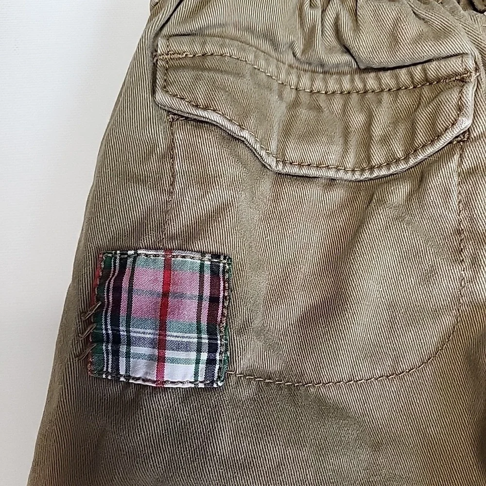 OSHKOSH B'GOSH‎ Boys Embroidered Reindeer Lined Tan/Brown Pants 24mo